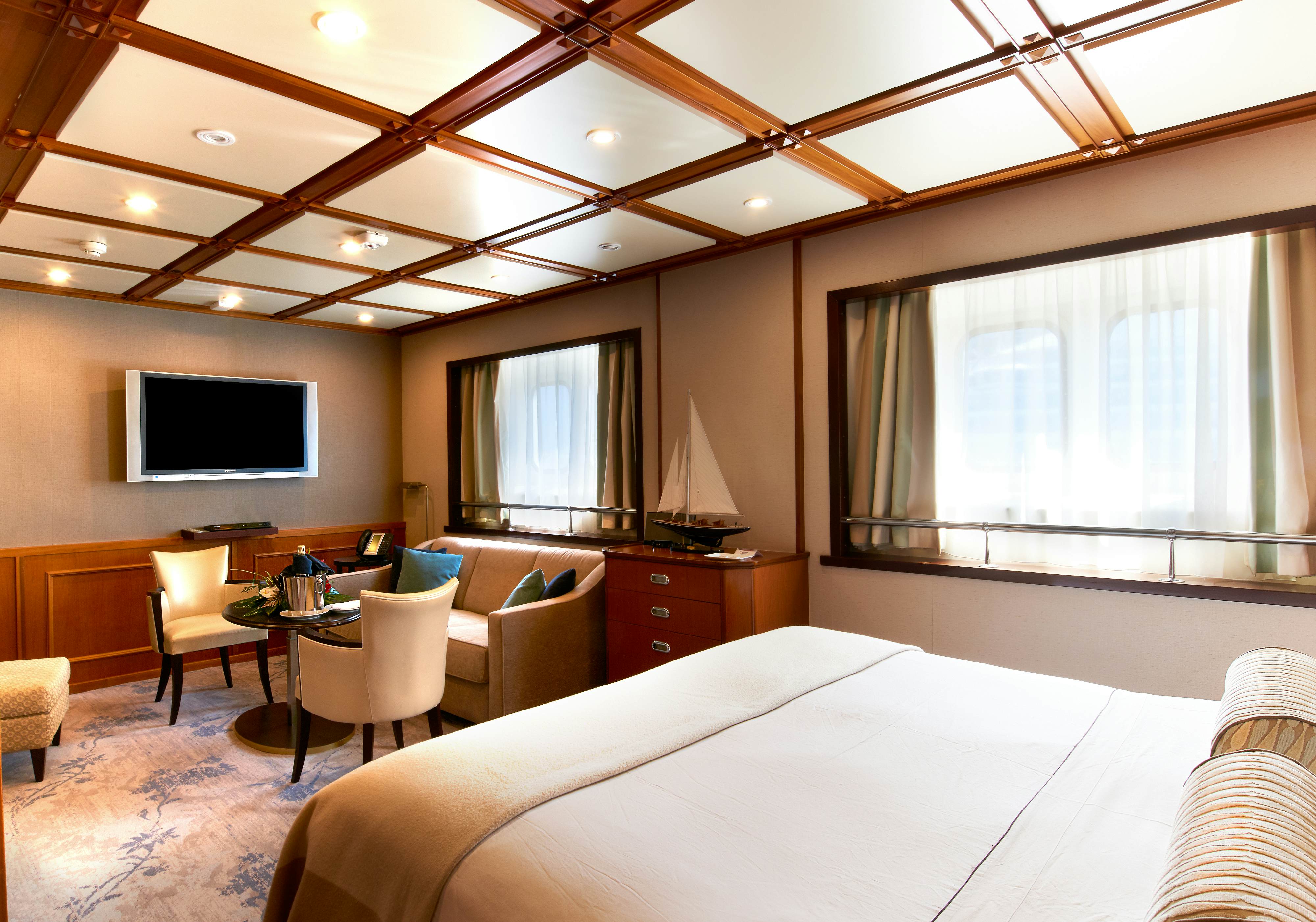 Stay in the officers’ quarters on this cruise ship Lonely